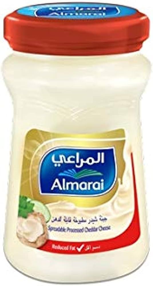 ALMARAI SPREADABLE CHEDDAR CHEESE (LOW FAT) 12X200 Gram