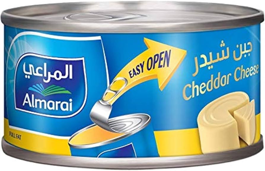 ALMARAI PROCESSED CHEDDAR CHEESE (FULL FAT) 24X200 Gram