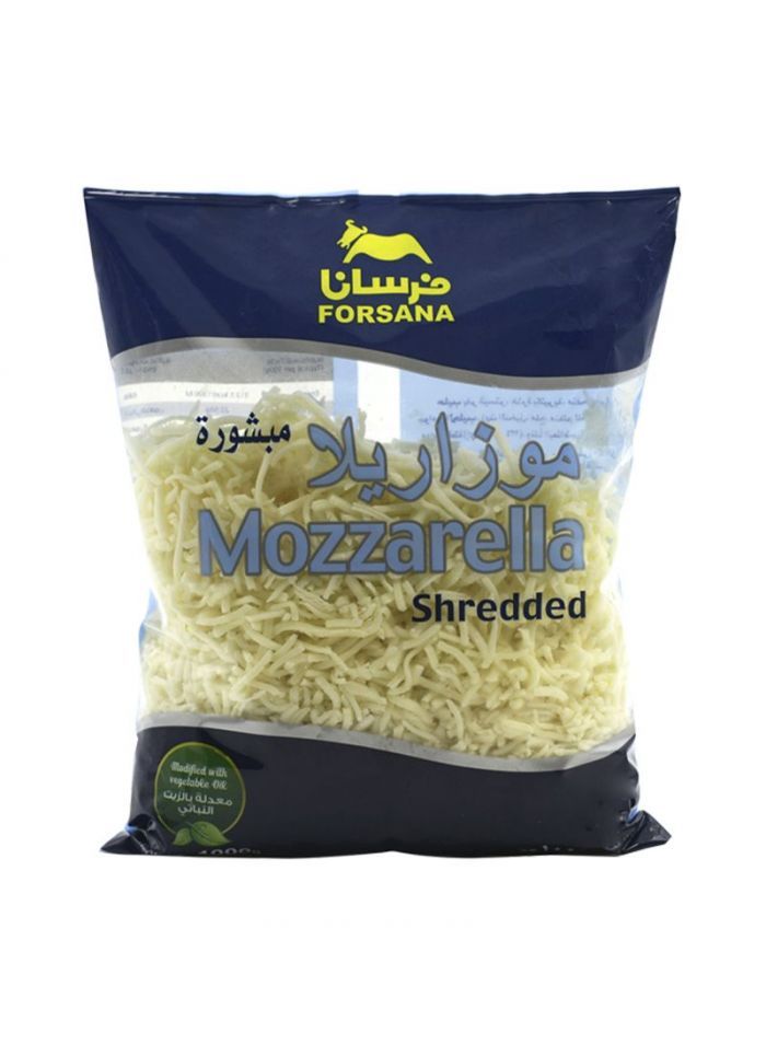FORSANA SHREDDED MOZZARELLA CHEDDAR CHEESE 6X1 Kilogram