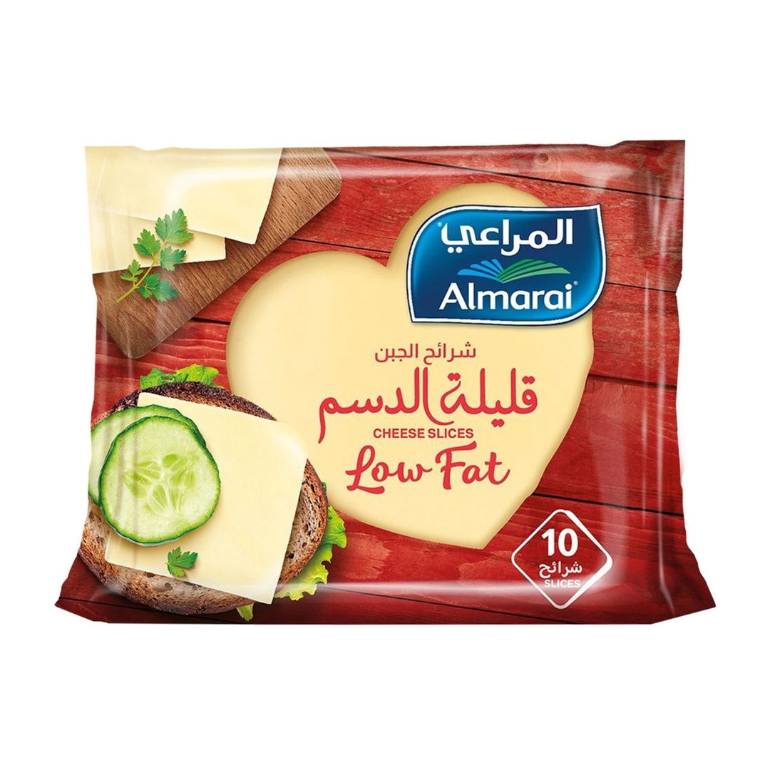 ALMARAI PROCESSED CHEDDAR CHEESE 10 SLICES (LOW FAT) 24X200 Gram