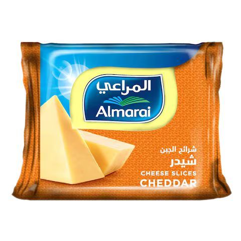 ALMARAI PROCESSED CHEDDAR CHEESE 10 SLICES (FULLFAT) 24X200 Gram