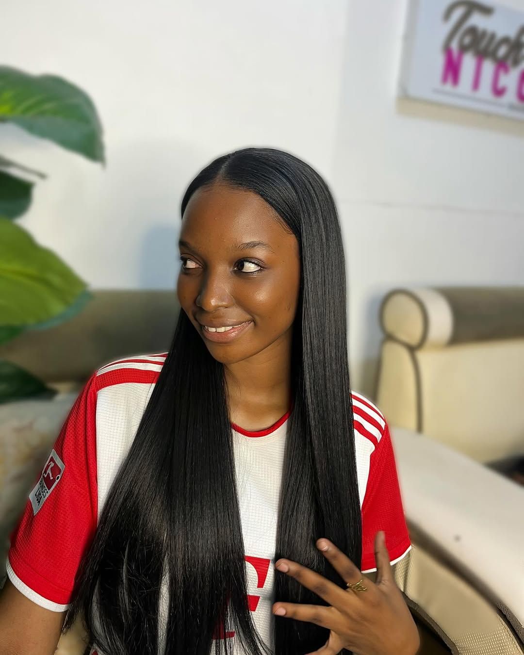 24" Black Straight hair 13x6