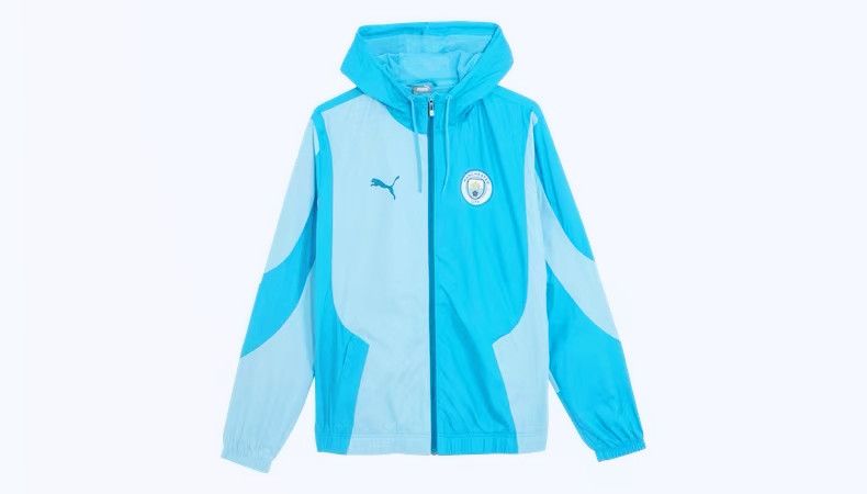 Manchester City hooded windbreaker 1 (Sky Blue)