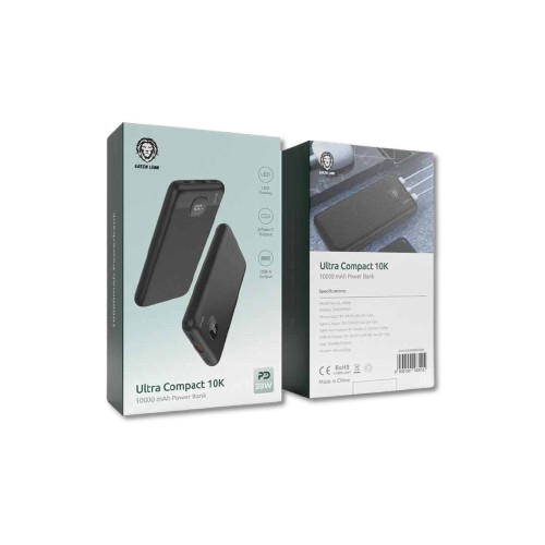 Green Lion Ultra Compact Power Bank PD 20W 10000mAh