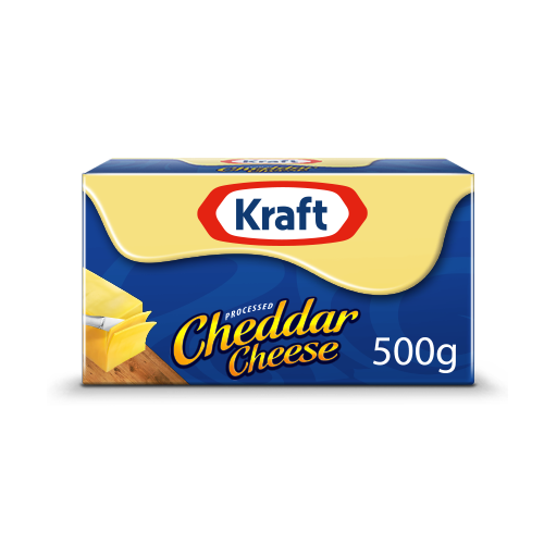 KRAFT CHEDDAR CHEESE BLOCK 27X500 Gram
