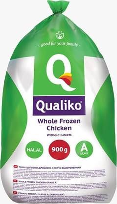 QUALIKO FROZEN WHOLE CHICKEN 10X900 Gram (g)