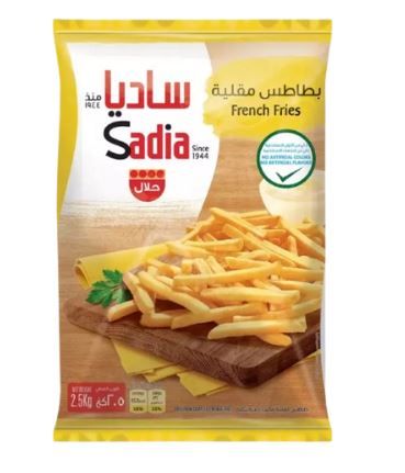 SADIA FRENCH FRIES SKIN ON 9*9 4X2.5 Kilogram