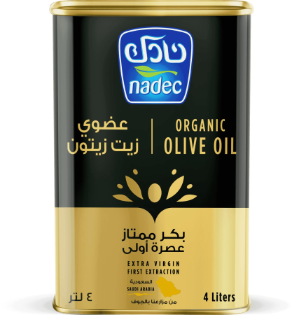 NADEC EXTRA VIRGIN ORGANIC OLIVE OIL 4X4 Liters (L)