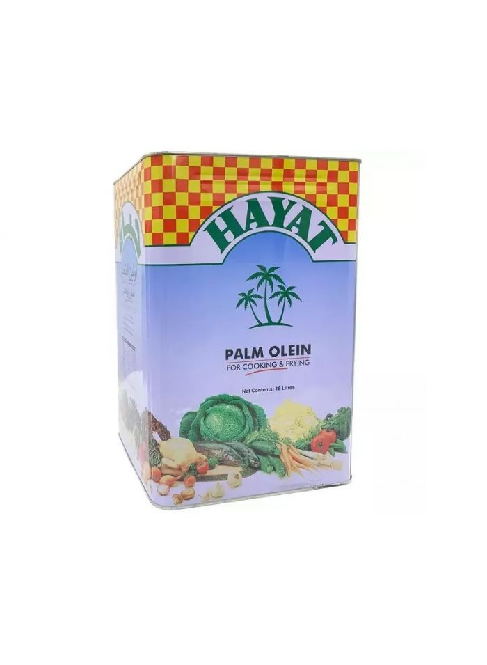 HAYAT VEGETABLE COOKING OIL TIN no Carton 1x17L