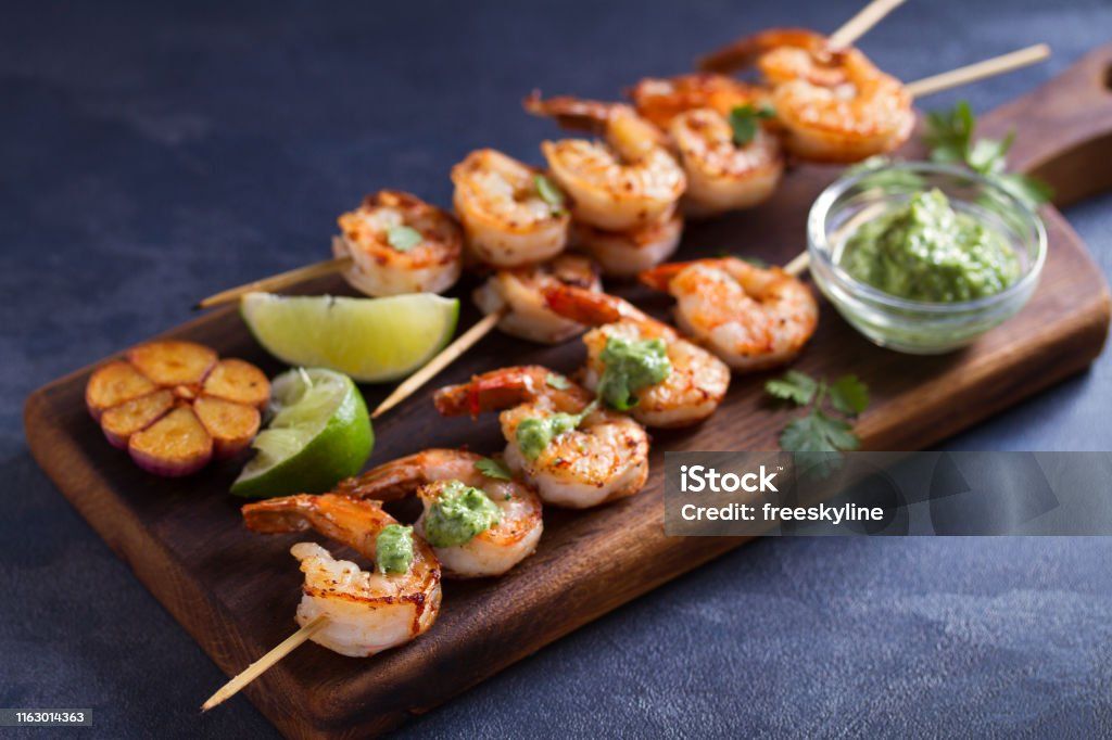 20 Brochettes de crevettes