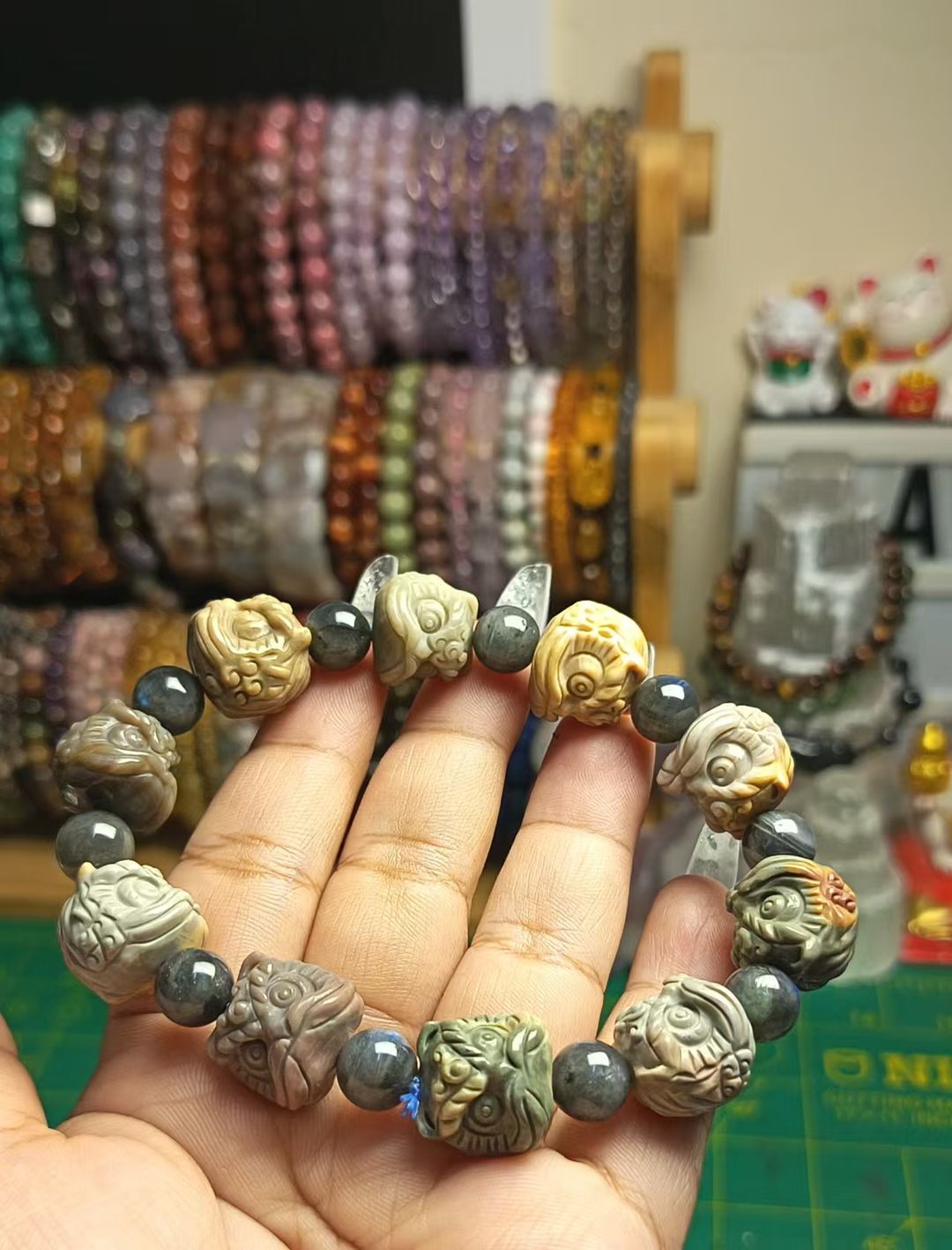 DIY ALASHAN AGATE - LION HEAD 