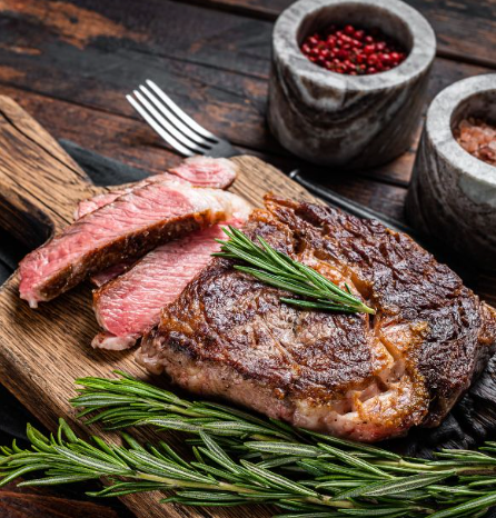 Côte de bœuf grillée au feu de bois