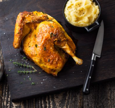 ½ Poulet rôti