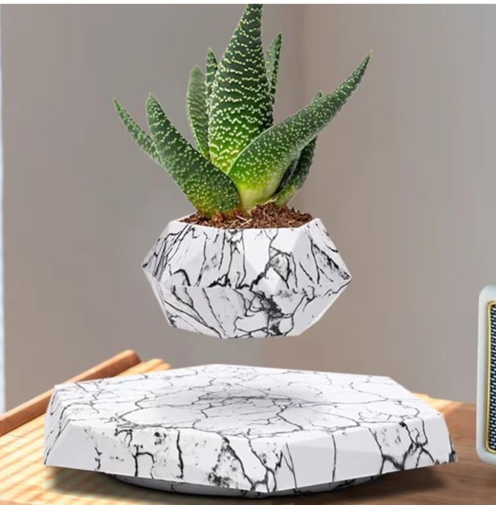 Magnetic Levitating Plant Pot