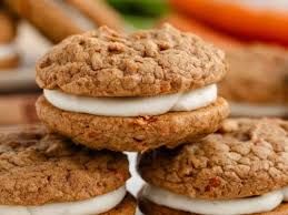 Carrot Cake Sandwich Cookies