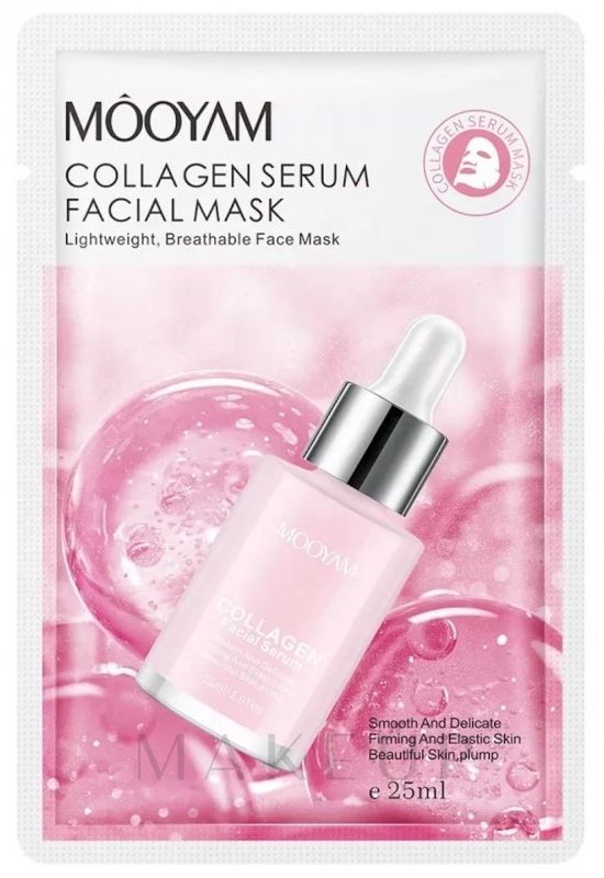 Masque tissu au collagène pour visage