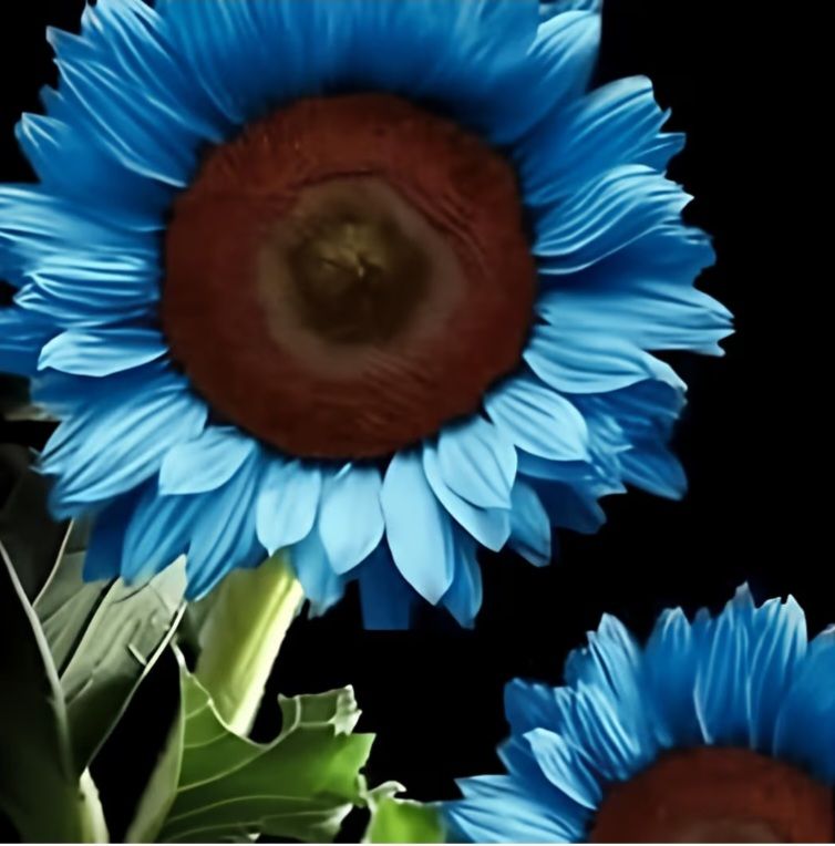 Blue Sunflower Seeds