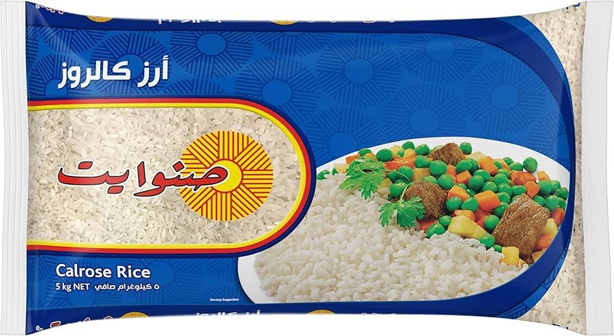 SUNWHITE CALROSE RICE 1x6x5KG