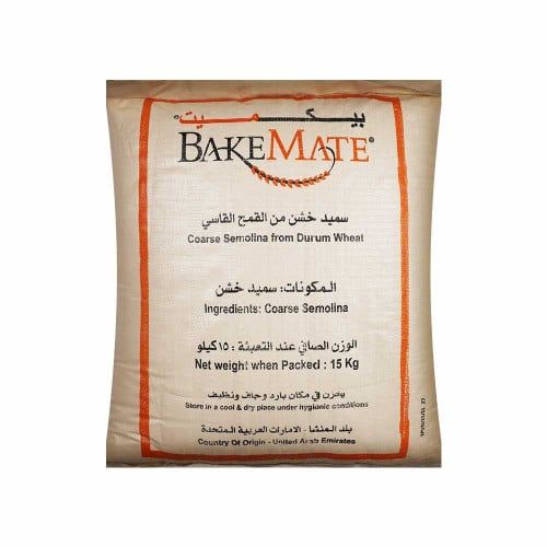 BAKEMATE FINE SEMOLINA FROM DURUM WHEAT 1x15 KG