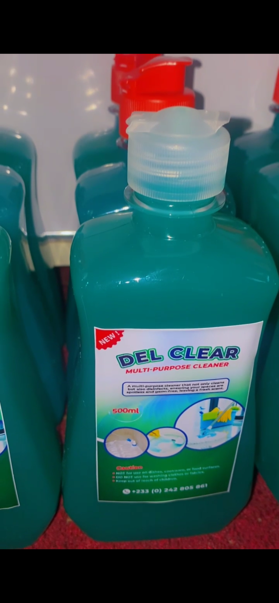 Del clear multi-purpose cleaner