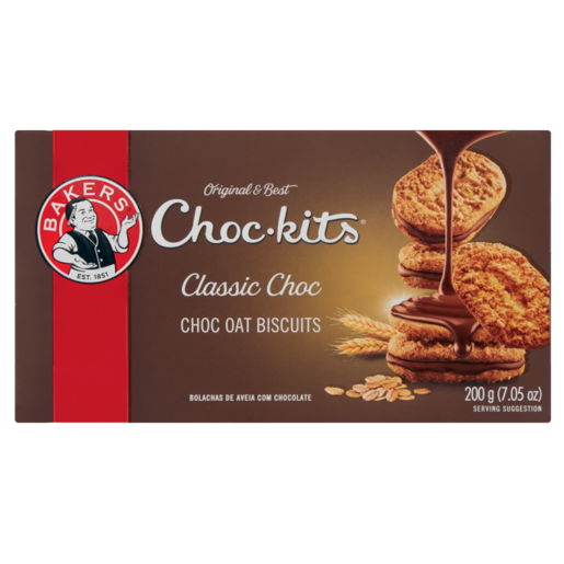 Bakers Bisc. Chockits Classic Choc. 200gr