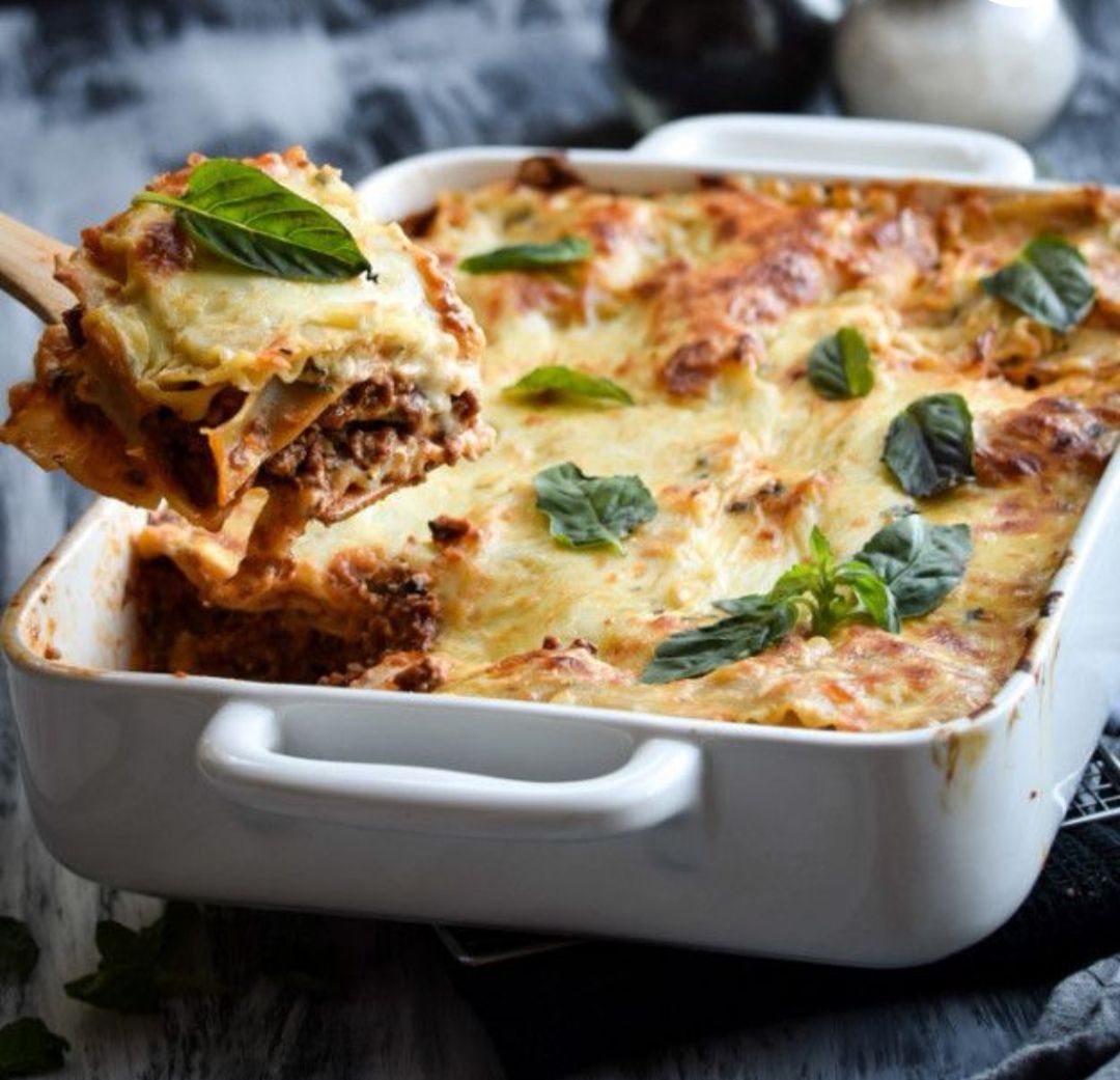 Beef Lasagna. 