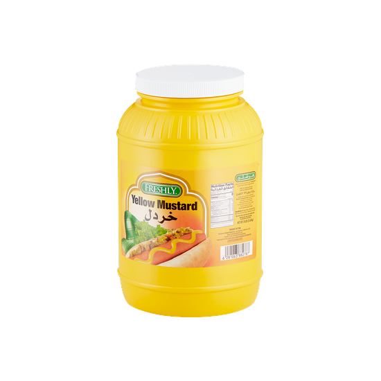 FRESHLY YELLOW MUSTARD 4X3.78 Kilogram (Kg)