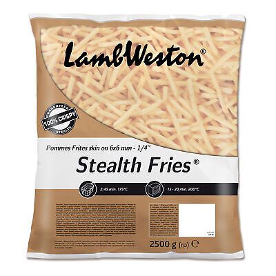 LAMBWESTON STEALTH FRIES SKIN OFF 6X6 4x2.5KG