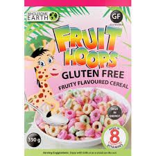 Wholesome Earth Cereal Fruit Hoops 350gr