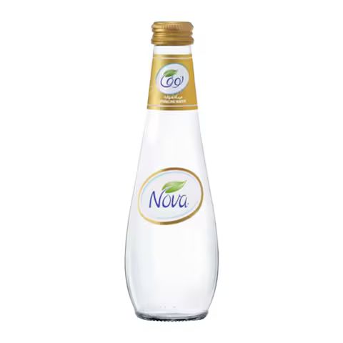 NOVA WATER SPARKLING BOTTLE (GLASS) 1x24x250ML