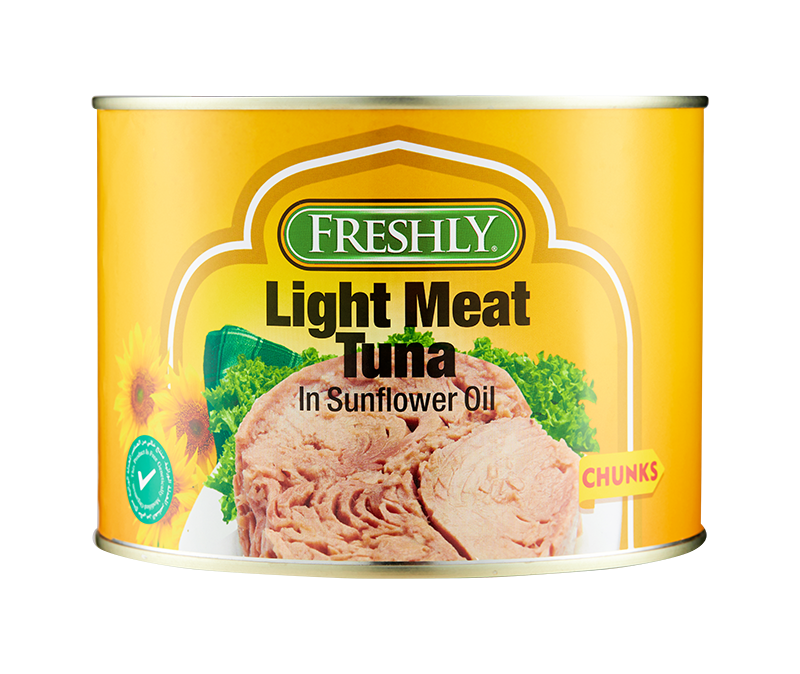 FRESHLY LIGHT MEAT TUNA IN SUNFLOWER OIL - CHUNKS 1x6x1885G
