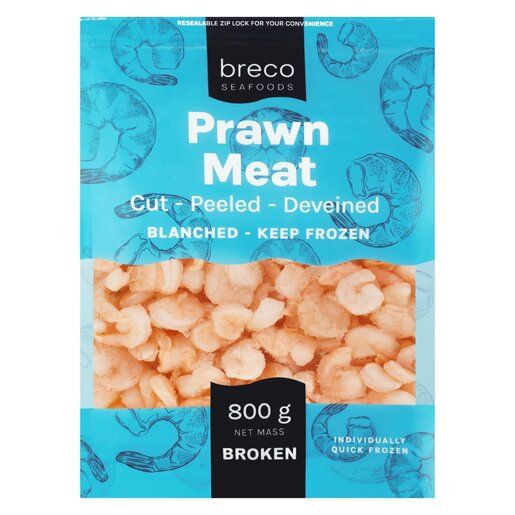 Breco Seaf. Prawns Meat Blanced 20/40 800gr
