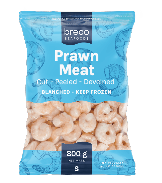 Breco Seafoods Vann. Prawns R.H.S 21/25 800gr
