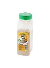 FRESHLY GROUND WHITE PEPPER 16oz 6X454gram(g)