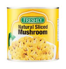 FRESHLY MUSHROOM SLICES 6X2500 Gram (g)