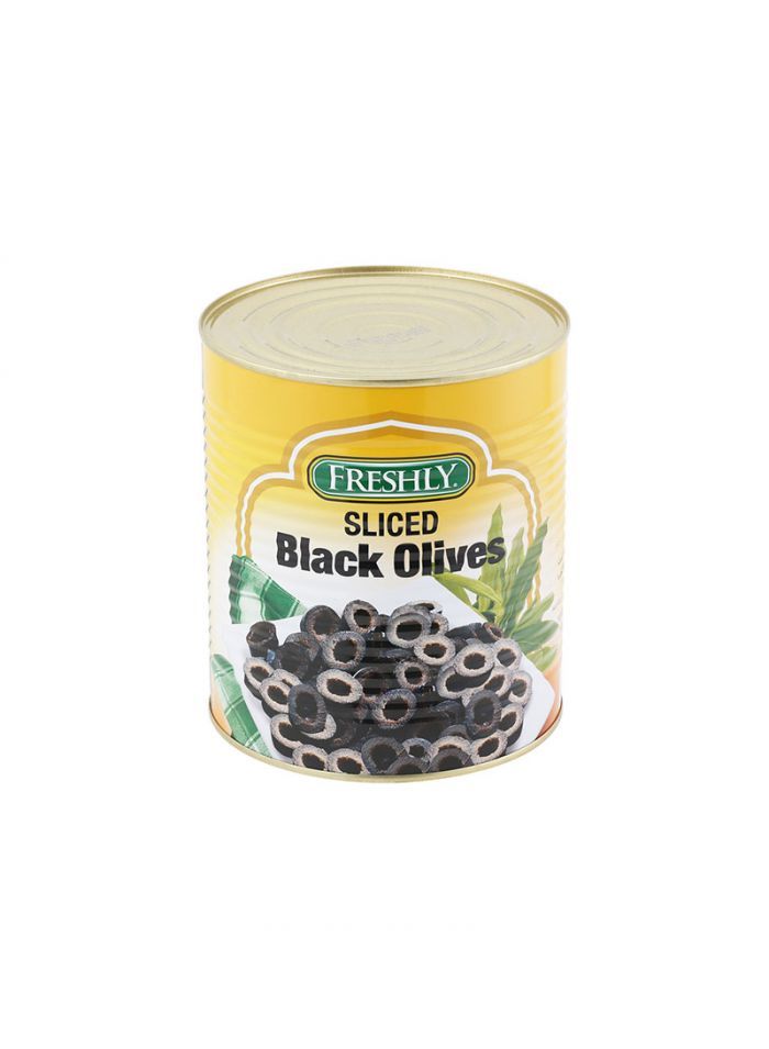 FRESHLY BLACK OLIVES SLICES (10601008) 6X3000 Gram(g)