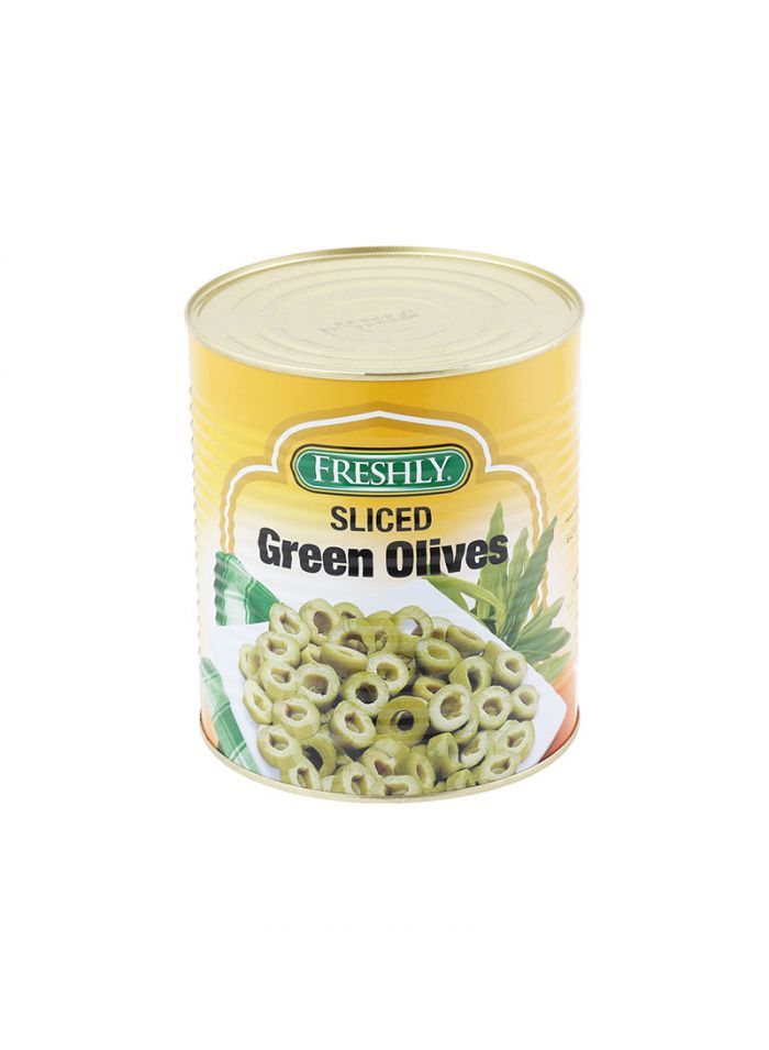 FRESHLY GREEN OLIVES SLICES (1061009) 1x6x3000G