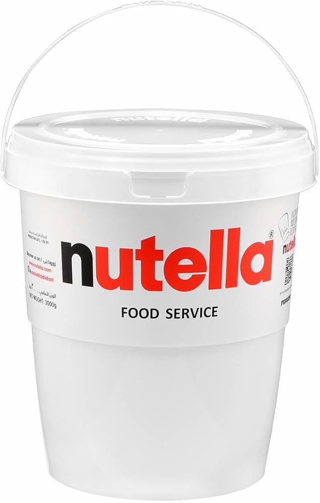 NUTELLA HAZELNUT CHOCOLATE SPREAD 1x2x3KG