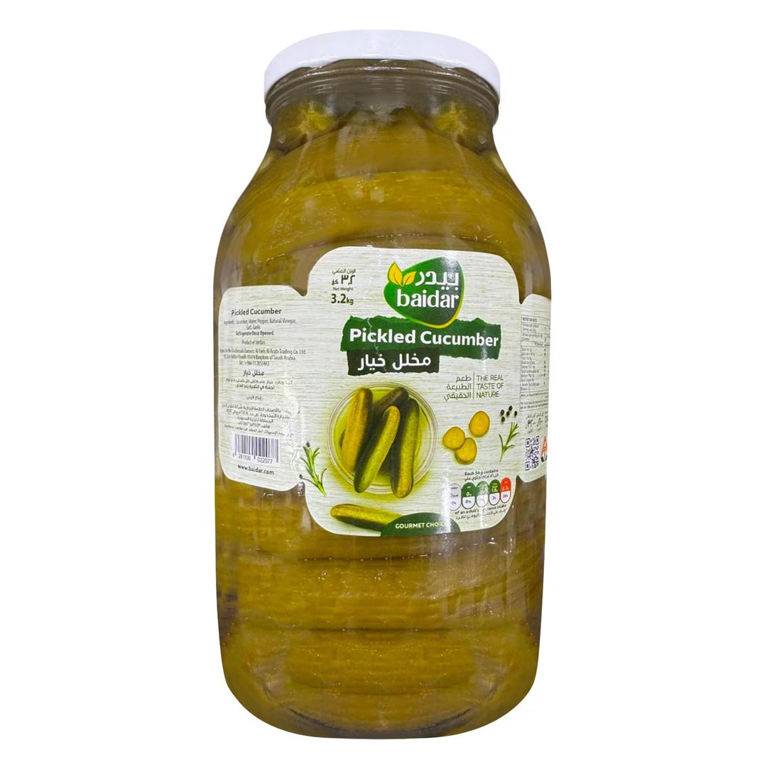 BAIDAR PICKLED CUCUMBER 4X3.2 Kilogram (kg)