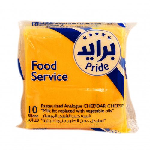 PRIDE SLICED CHEECE YELLOW 24*10PCS 10X170 Gram (g)