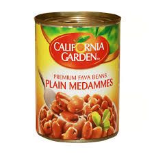 CALIFORNIA GARDENS FAVA BEANS MEDAMMES 24x450GM