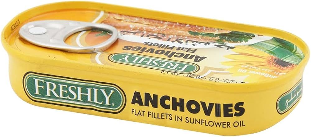 FRESHLY FLAT FILLET ANCHOVIES IN OIL 50X50 Gram (g)