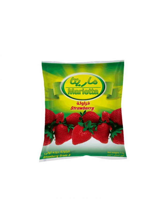 MARIETTA STRAWBERRY FROZEN 8X1 Kilogram (kg)