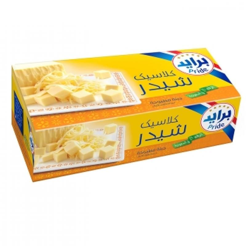 PRIDE CHEDDAR CHEESE BLOCK 6X1.8 Kilogram (kg)