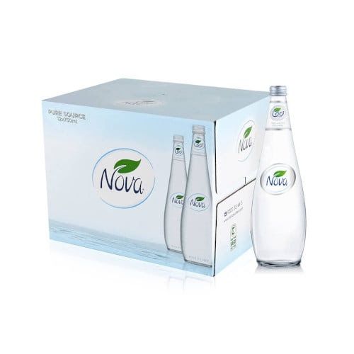 NOVA WATER BOTTLE (GLASS) 1x12x750ML