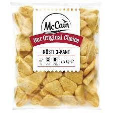 MCCAIN ROSTI 3 KANT (HASH BROWN) 4X2.5 Kilogram (kg)