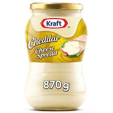 KRAFT CHEDDAR SPREADABLE CHEESE 6X870 Gram