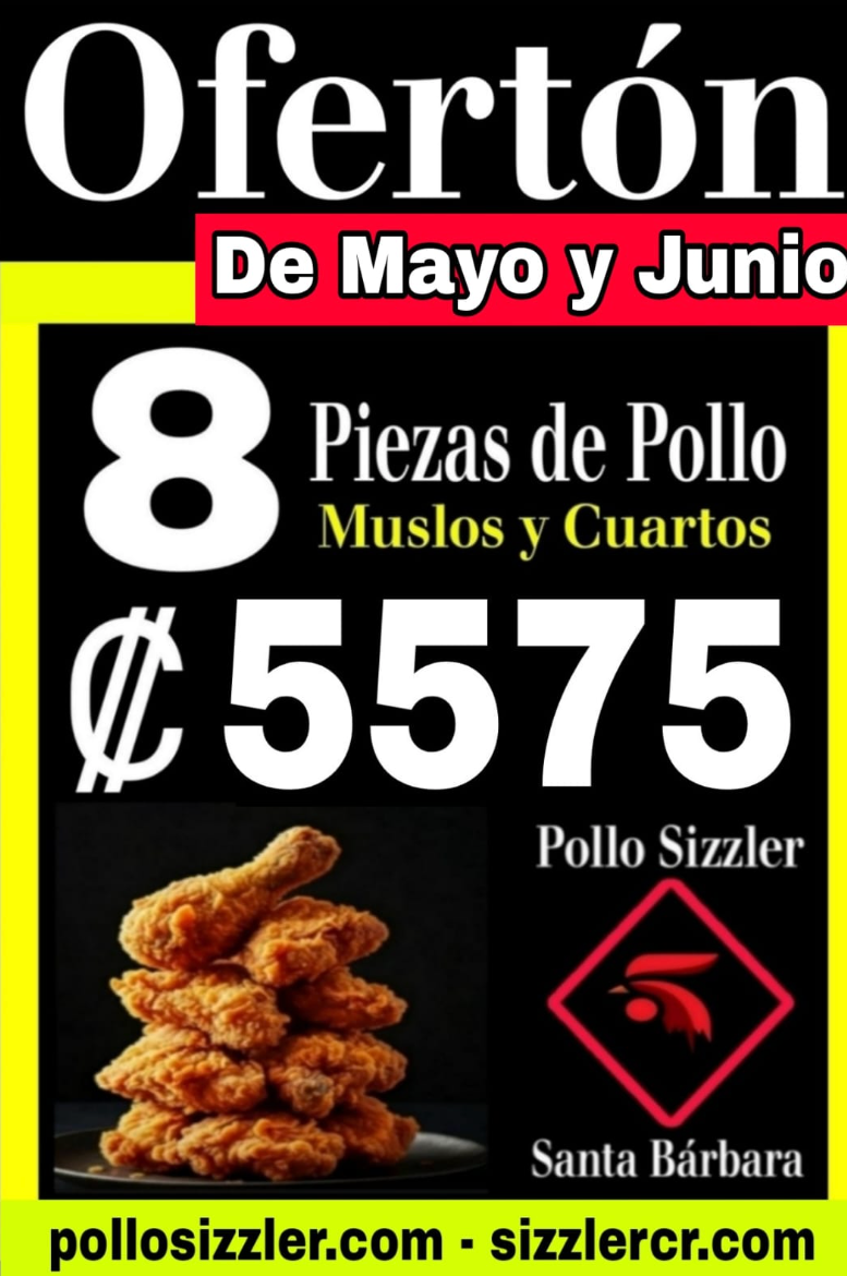 8 Piezas de Pollo (muslos y cuartos)