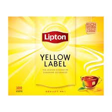LIPTON YELLOW TEA BAGS 36x100X2 Gram (g)