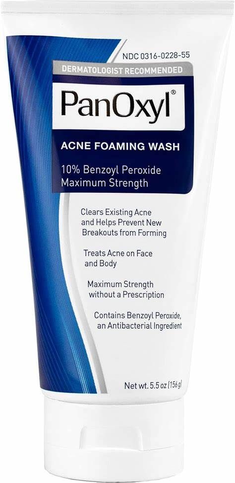 Acné Nettoyant crémeux Peroxyde de benzoyle 4 % Contrôle quotidien
